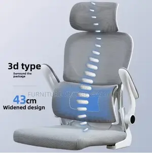 Imported White Swivel Ergonomic Mesh Chair