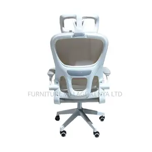 Imported White Swivel Ergonomic Mesh Chair