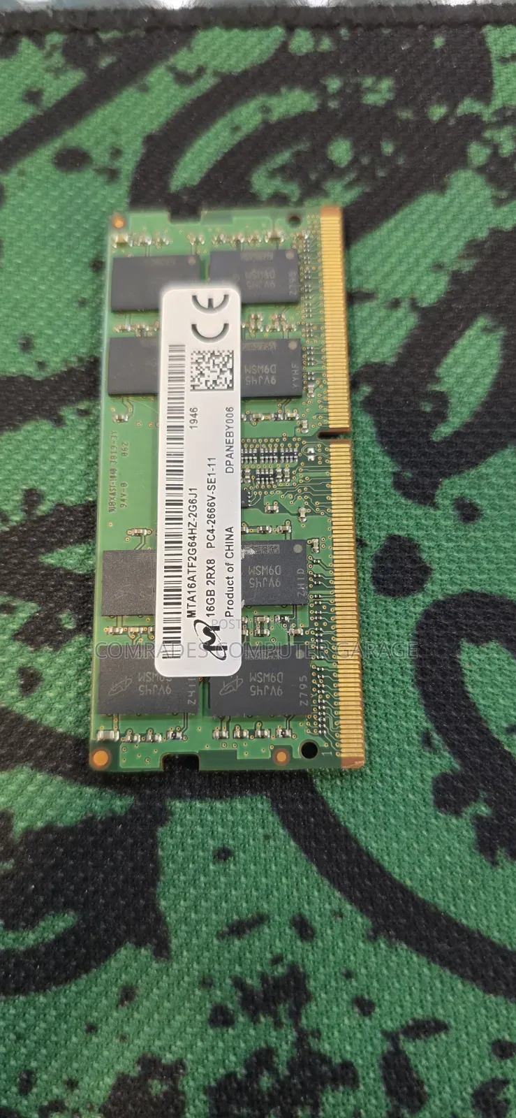 Micron 16gb Ddr4 Laptop Ram Module .