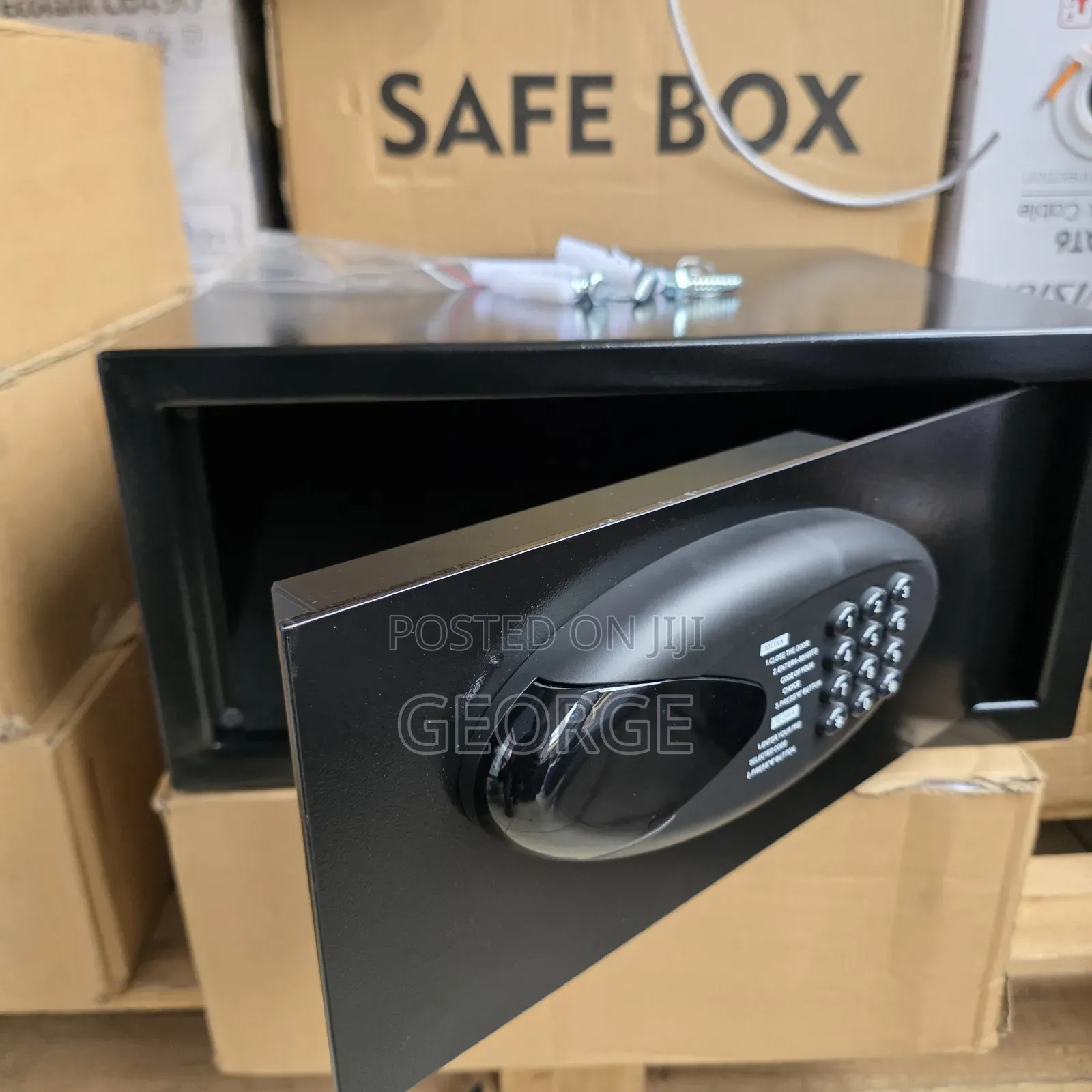 Safebox 11kg Steel Safe – Password Lock for Home Business