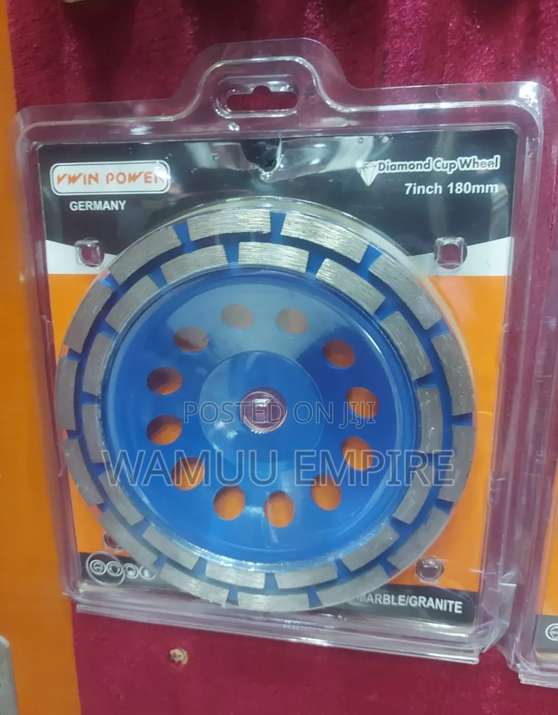 7-Inch (180mm) Diamond Cup Wheel