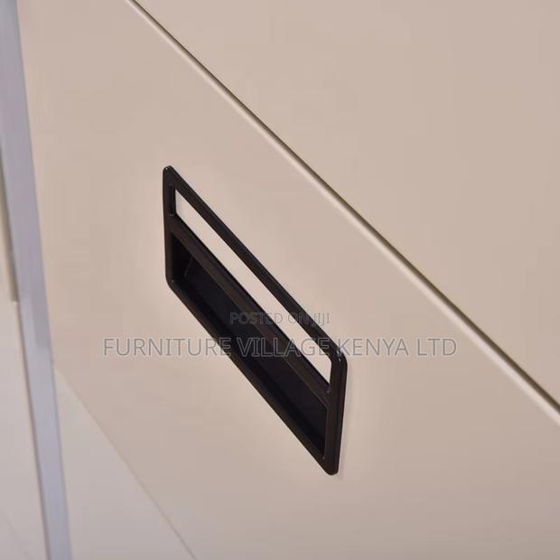 4-Drawers Modern Metallic Storage Locker - thumbnail 3