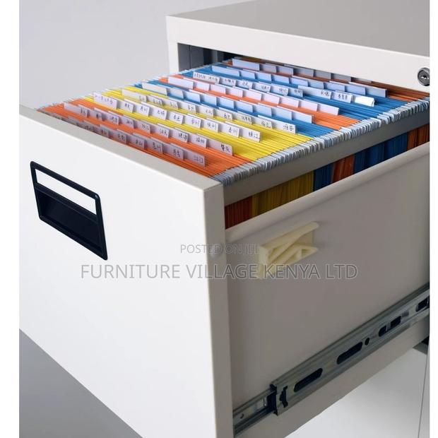 4-Drawers Modern Metallic Storage Locker - thumbnail 5