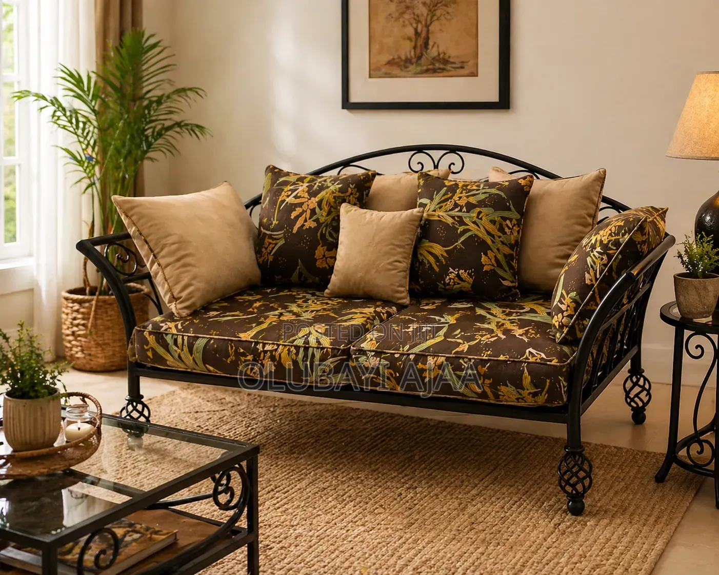 Afrobohemian Vintage Couch