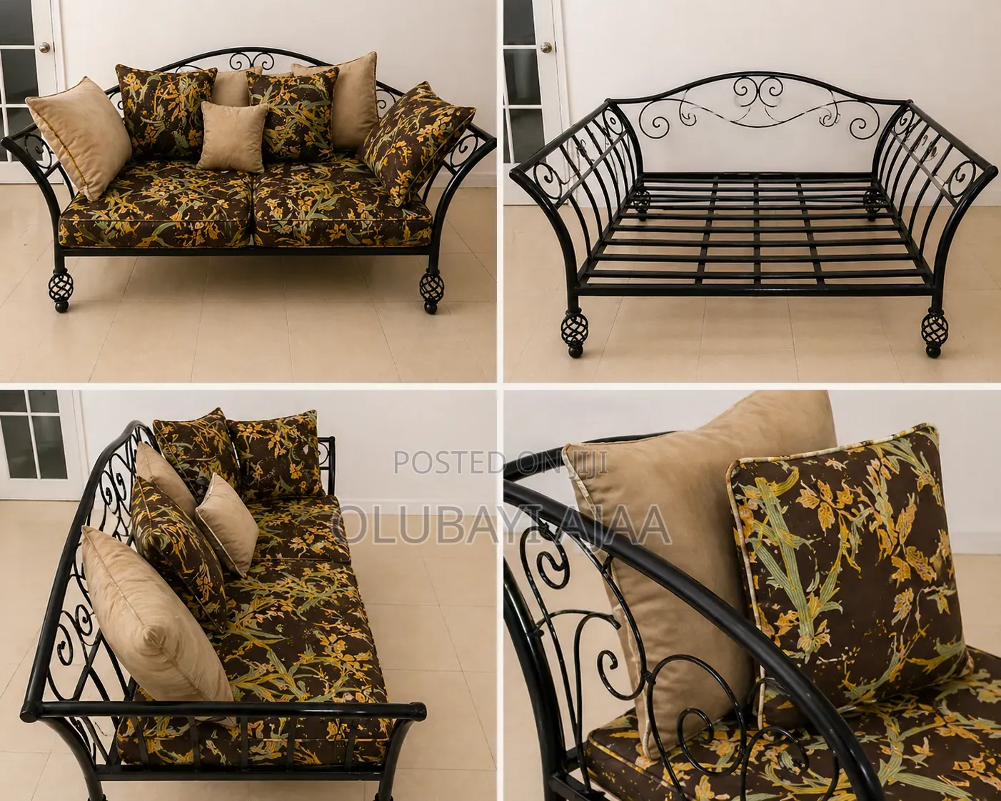 Afrobohemian Vintage Couch