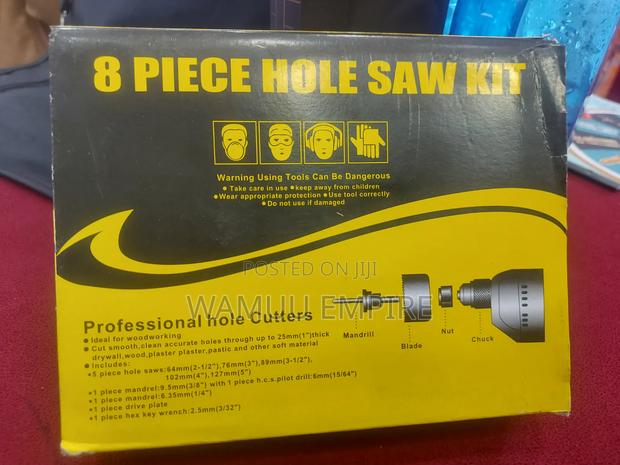 8-Piece Professional Hole Saw Kit - thumbnail 2