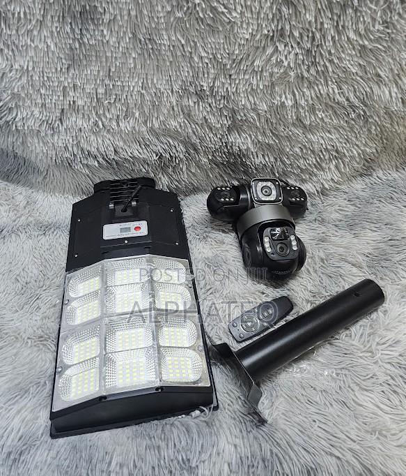 Solar Street Light With CCTV Camera 4g Outdoor