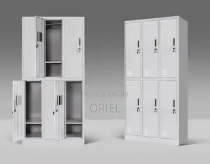 Office Cabinet : Office 6-Door Metallic Steel Cabine