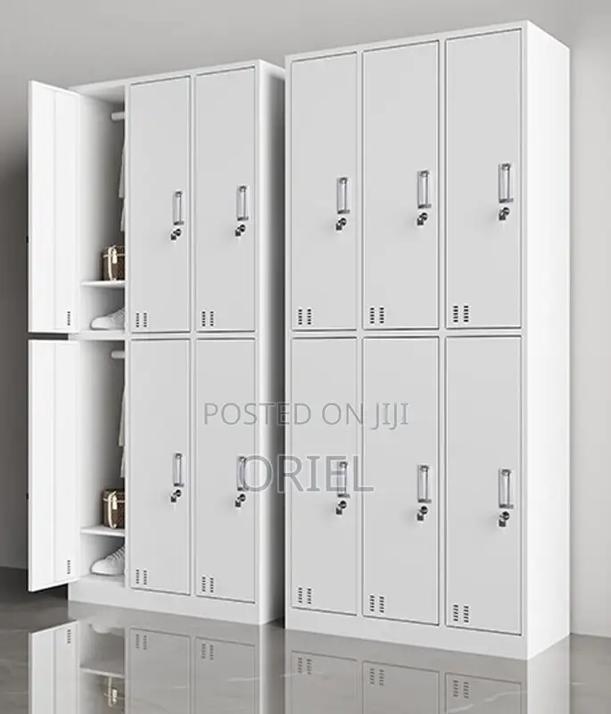 Office Cabinet : Office 6-Door Metallic Steel Cabine