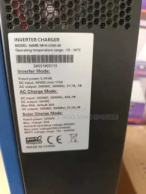 5.5kva 48v 80amps Snadi Hybrid Solar Inverter With Inbuilt MPPT