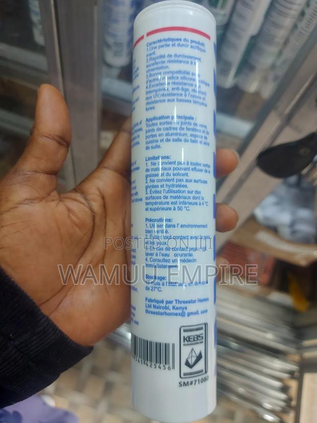 Knicker Hightech 100% Silicone Sealant, Acetic Cure(Acetoxy) Adhesive. - thumbnail 3