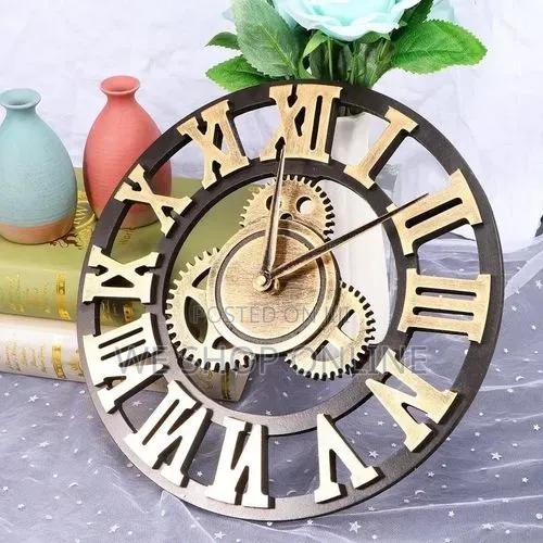 Roman Vintage Gear Wall Clock 60cm - thumbnail 4