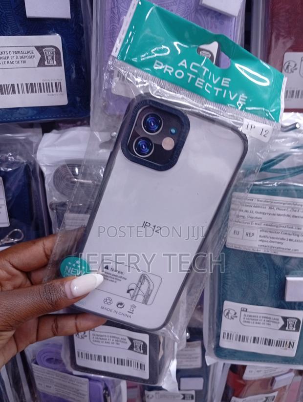 iPhone 12 Crystal-Clear Hard Polycarbonate Back Case - thumbnail 2