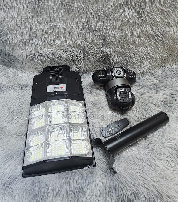 Olar Powered 4g CCTV Camera With Led Street Light