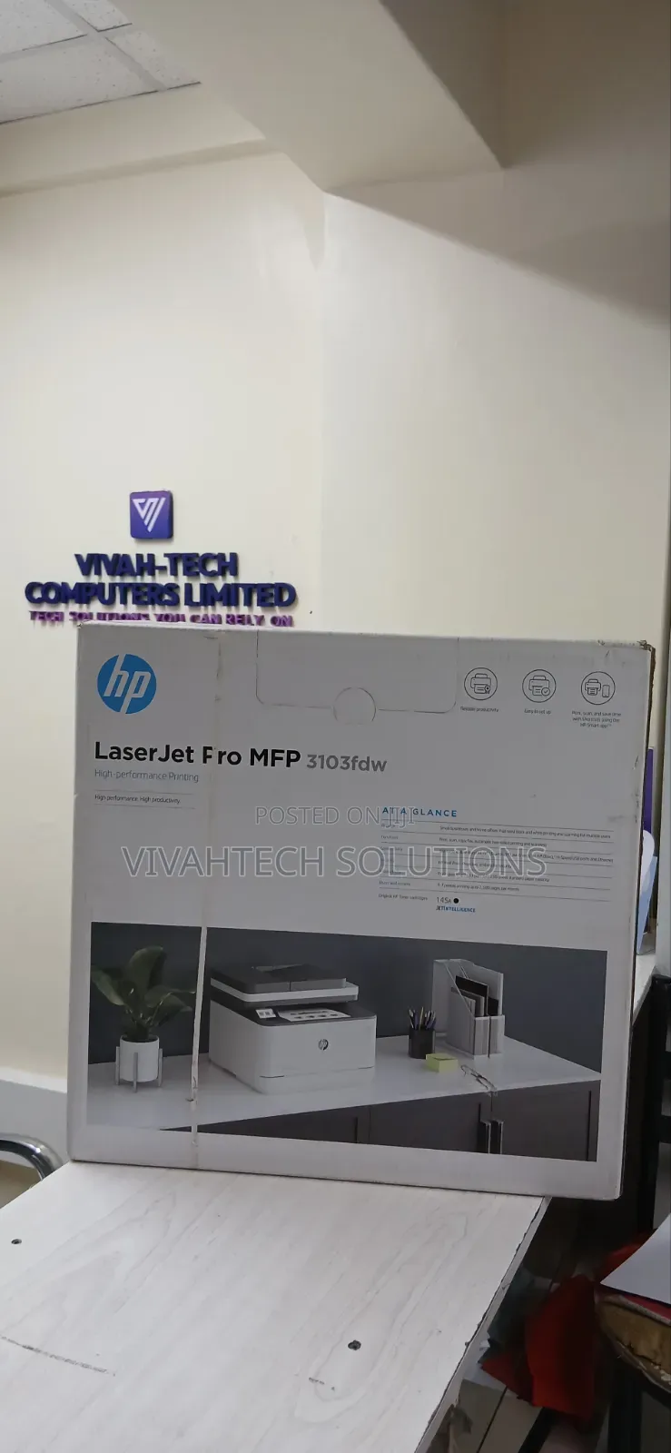 Hp 3103fdw Monolaser Duplex Wireless Printer