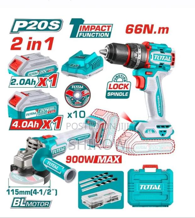 Cordless 2 PCS Grinder Combo Kit
