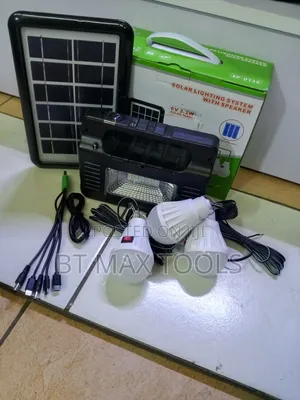 Solar Lights With Radio With Radio/Torch and Bulbs