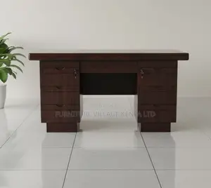 1.4 Meters Mahogany Executive Study Desk