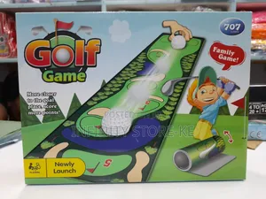 Indoor Golf Game Mini Putting Set Family Fun Portable Play Mat