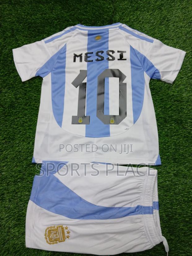 Lionel Messi Argentina Home Jersey- Kids Set - main view