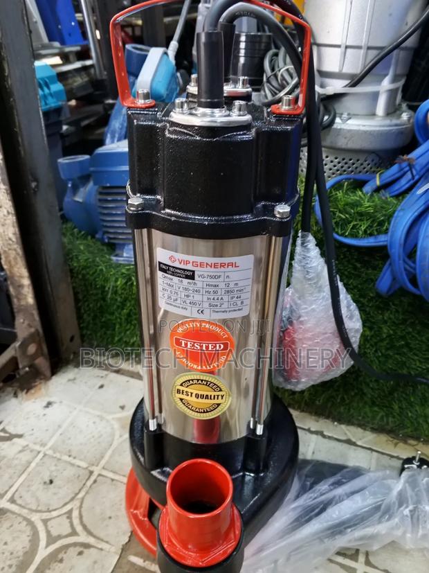 Vip General 1hp Sewage Pump 2" Outlet