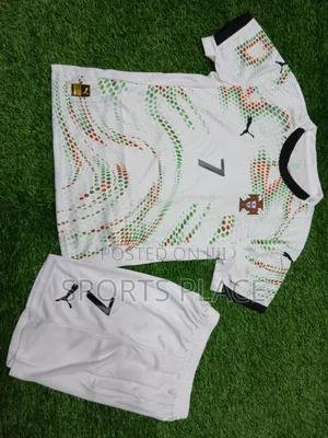 Ronaldo Away Portugal Jersey Kids-Set