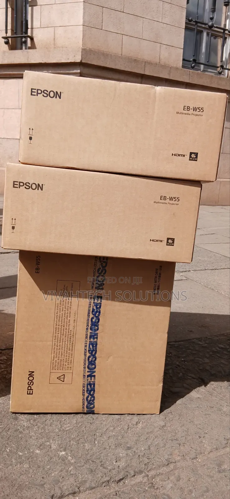 Epson Eb-W53 Projector With Wireless Wi-Fi 6e Connectivity