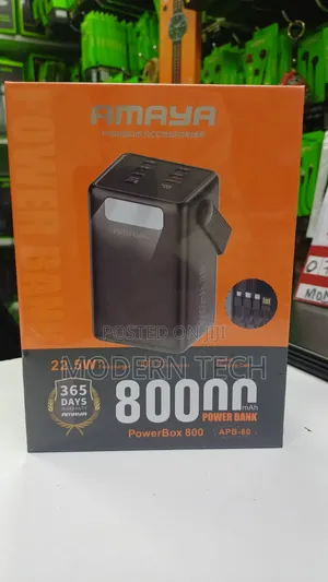 Amaya Apb-80 Powerbox 800 High-Capacity 80,000mah Power Bank