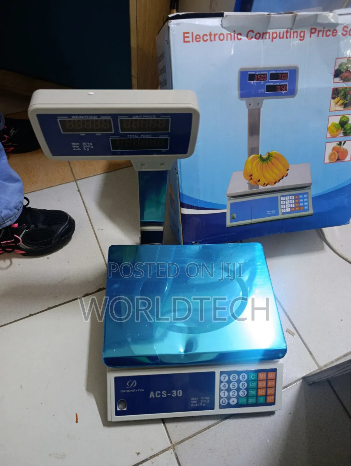Acs30kg With Hand/ Electric or Rechargeable Acs 30kg Banana Scale