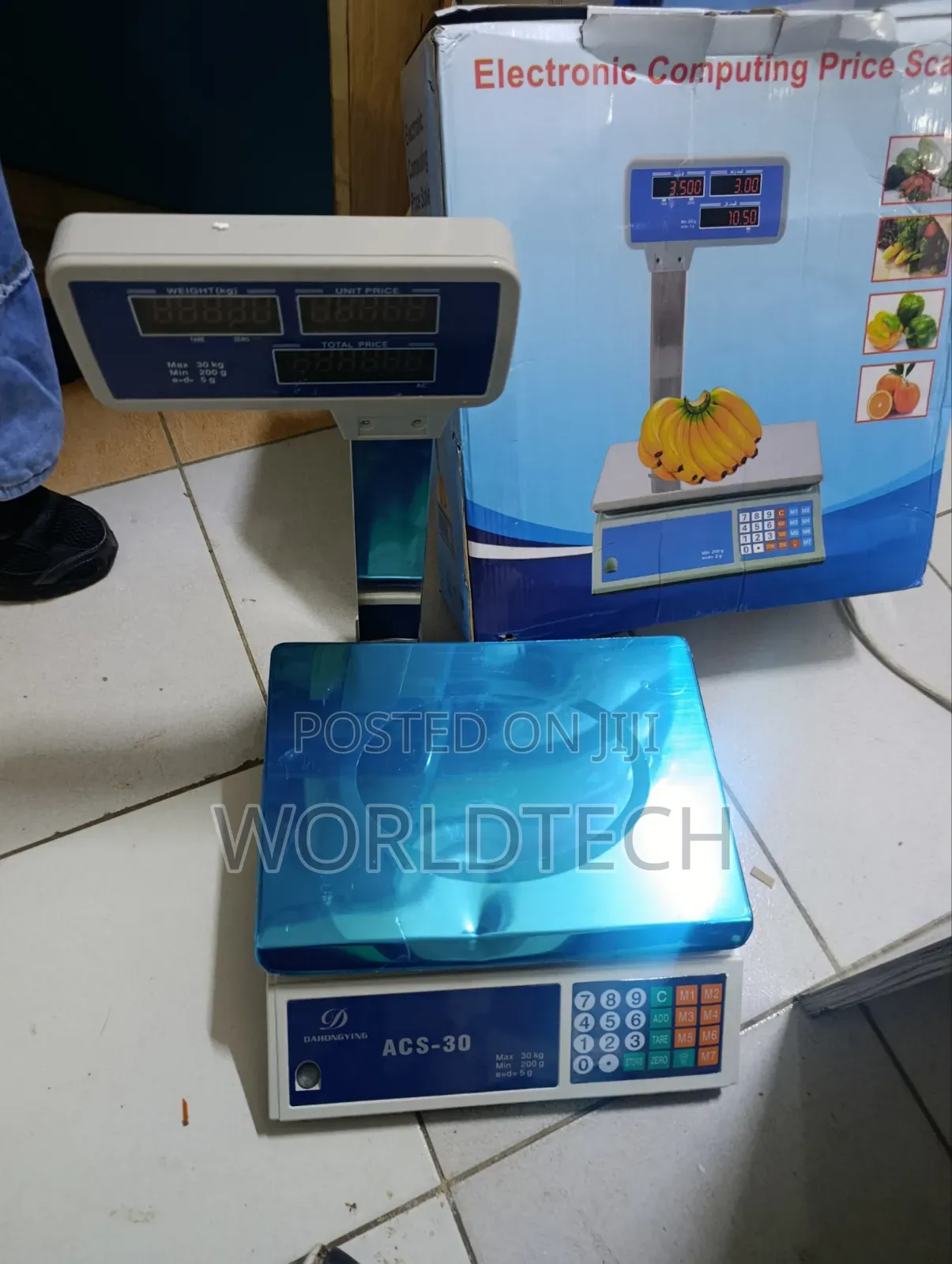 Acs30kg With Hand/ Electric or Rechargeable Acs 30kg Banana Scale