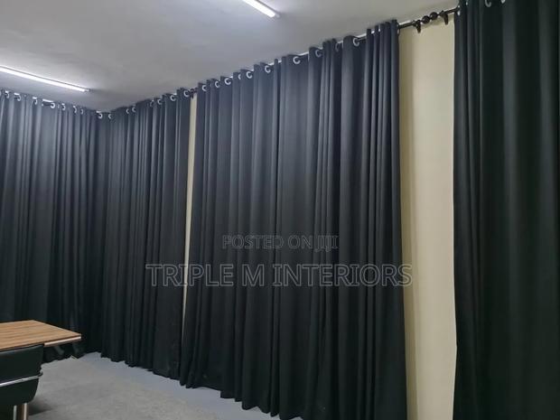 Royal Black Curtain Collection