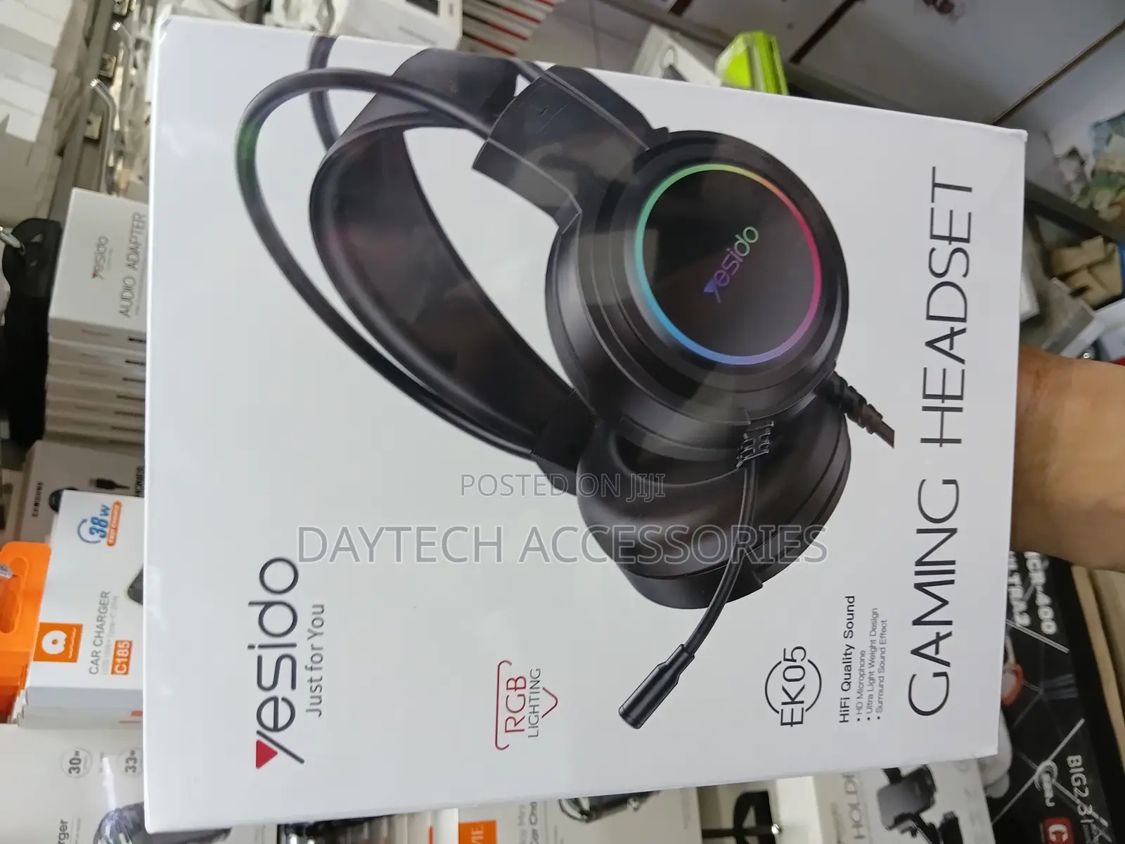 Yesido Ek05 Usb Wired RGB Light Gaming Headset With Mic