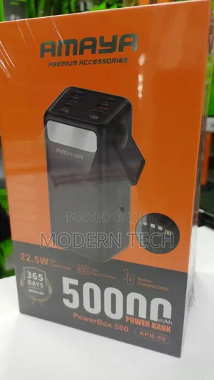 Amaya 50000 Mah Fast Charging Portable Powerbank.