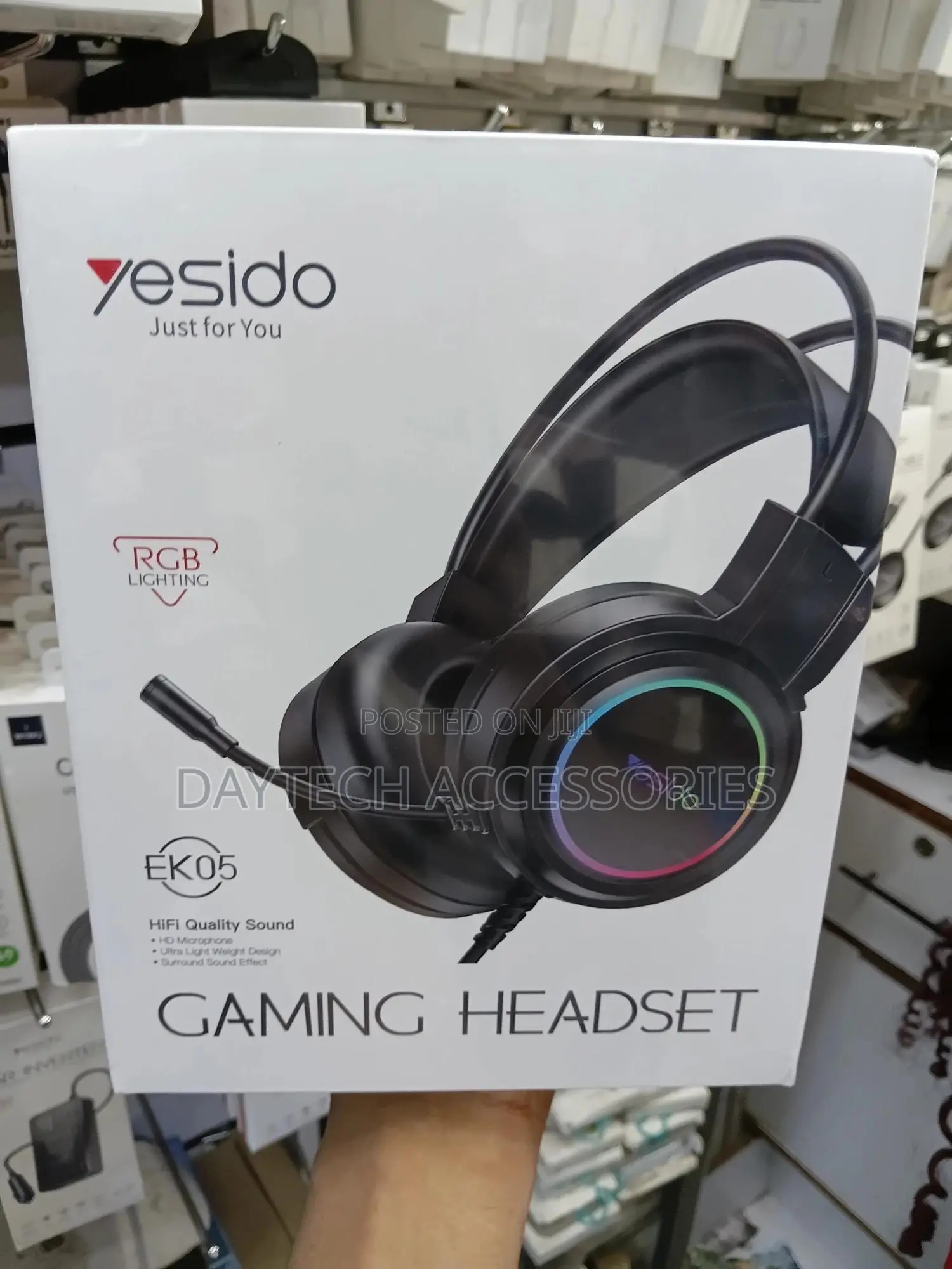 Yesido Ek05 Usb Wired RGB Light Gaming Headset With Mic