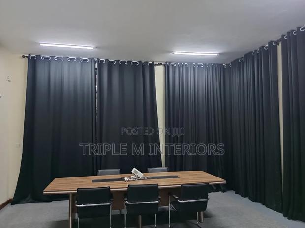 Perfect Finish Black Drapes