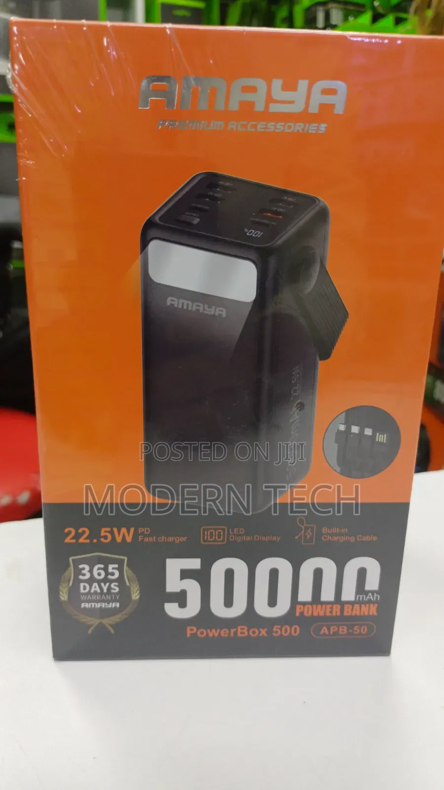 Amaya 50,000mah High-Capacity Fast Charge Power Bank