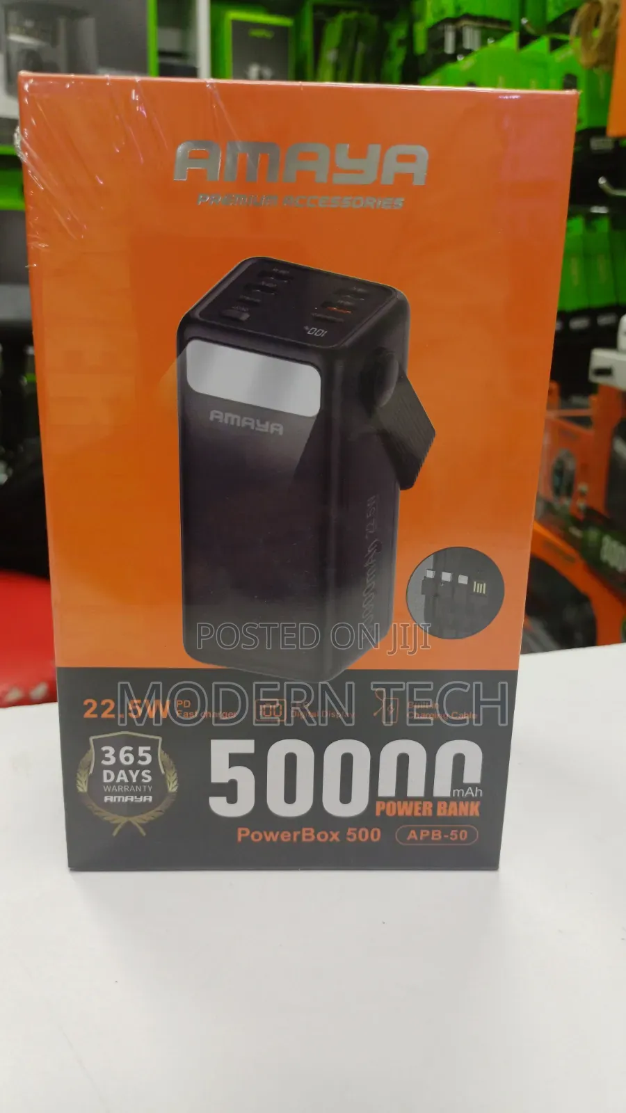 Amaya 50,000mah High-Capacity Fast Charge Power Bank