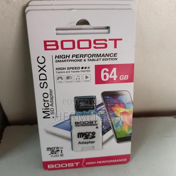 64gb Boost Micro Sd Card for Security Cameras and High Performance. - thumbnail 2