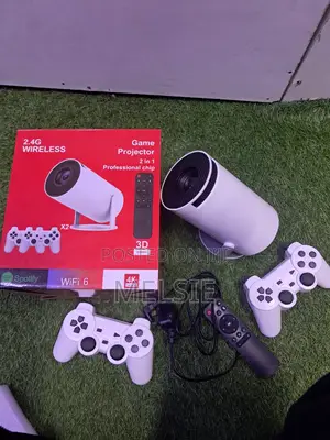 Hy300 Smart Gaming Projector Screen Entertainment Wireless Controllers