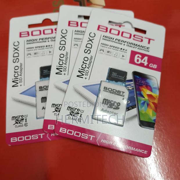 Micro Sd 64gb Boost Memory Card High Speed Performance - thumbnail 2