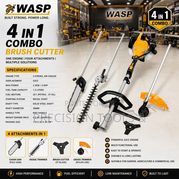 Wasp Combo Brush Cutter* 4 in 1