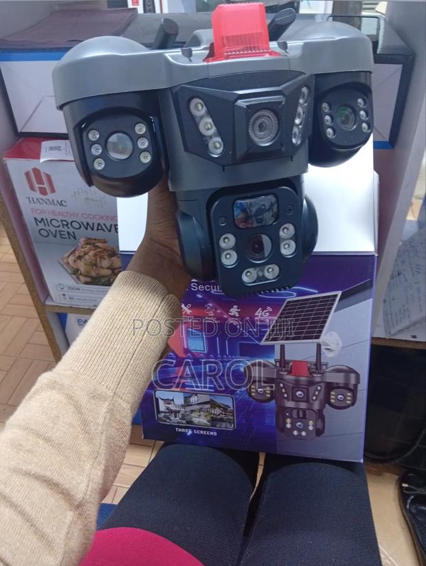 3 Lens PTZ CCTV Camera - main view