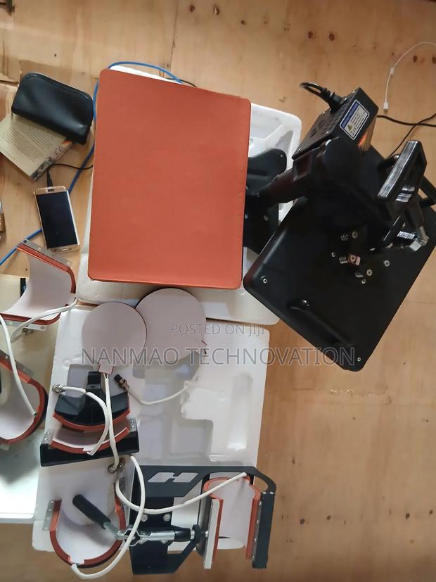 8-in-1 Combo Heat Press Tshirt Branding Machine - thumbnail 11