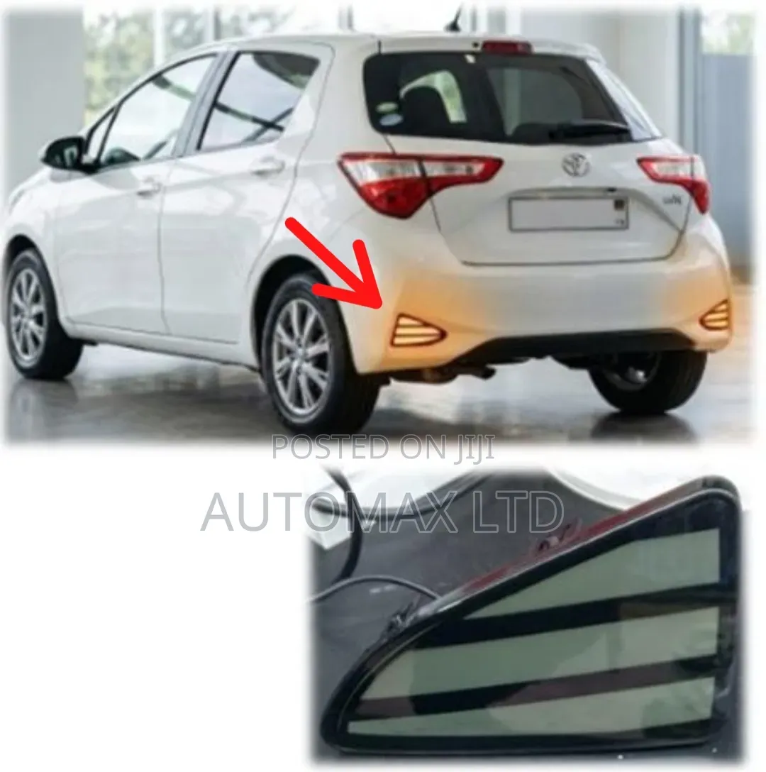 Toyota Vitz, Yr2018+ Rear Bumper Led Reflectors With Breaks+Parking