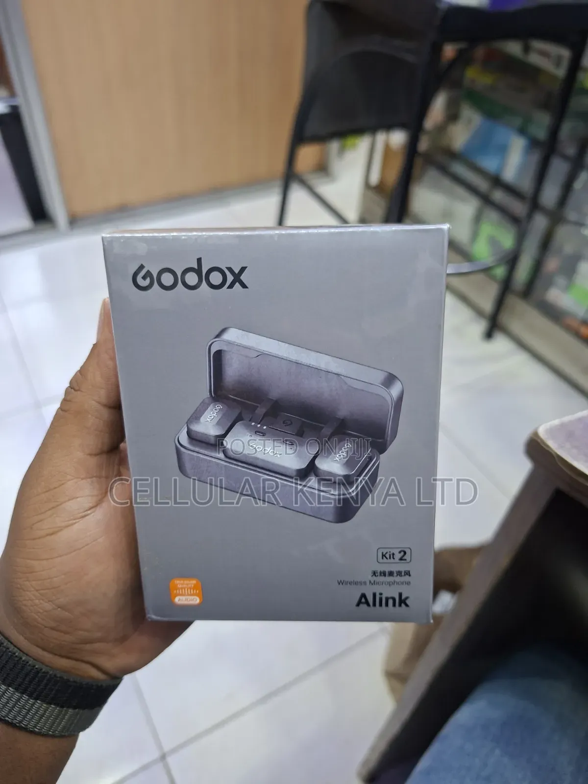 Godox Alink Kit2 Dual Lavalier Microphone for Camera and Phone,