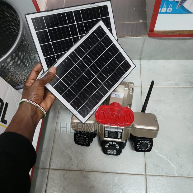 Solar Surveillance CCTV System 4-Lens CCTV Camera - thumbnail 2