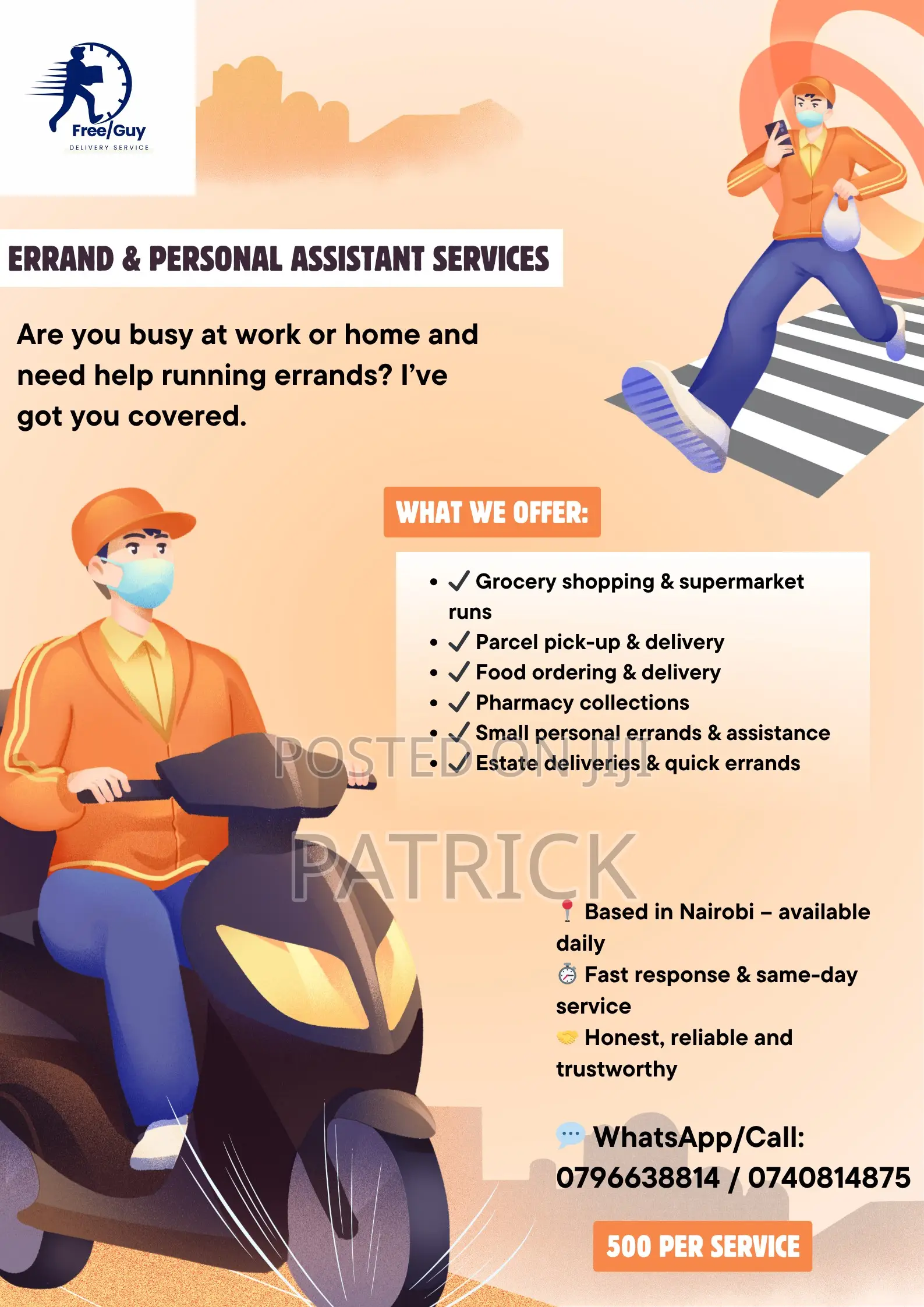 Delivery & Errands Around Nairobi County