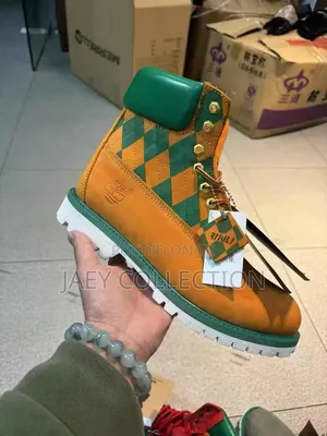 Timberland Style Boots With Supreme Inspired Design