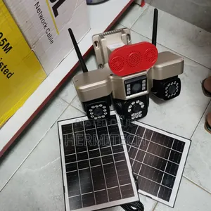 4-Lens CCTV 4g Dual Panels Support 4g Solar Camera 4g Surveillance