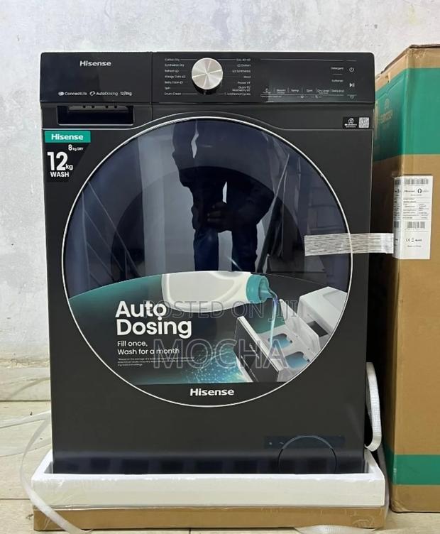 Hisense Wash Dry 12kg/8kg Wd5s1245bb Washing